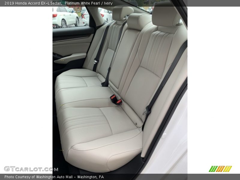 Platinum White Pearl / Ivory 2019 Honda Accord EX-L Sedan