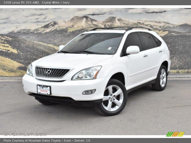 Crystal White / Ivory 2008 Lexus RX 350 AWD