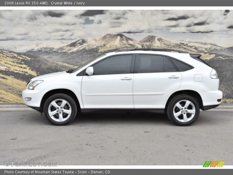 Crystal White / Ivory 2008 Lexus RX 350 AWD