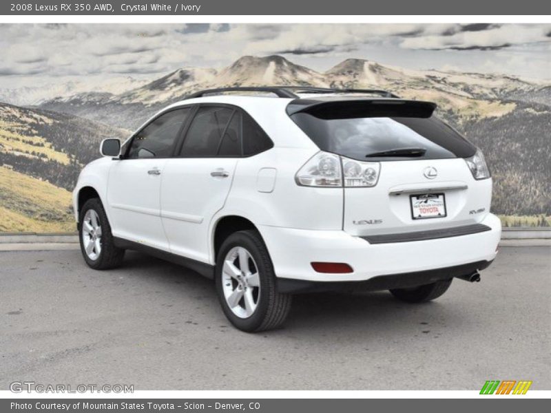 Crystal White / Ivory 2008 Lexus RX 350 AWD