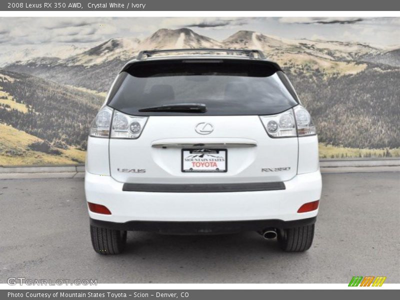 Crystal White / Ivory 2008 Lexus RX 350 AWD