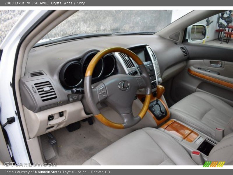 Front Seat of 2008 RX 350 AWD