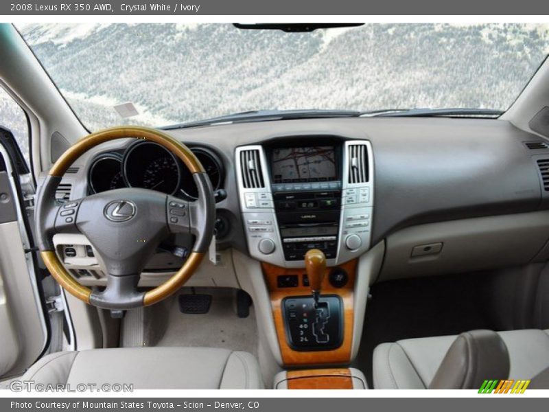 Crystal White / Ivory 2008 Lexus RX 350 AWD