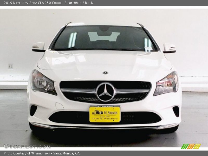 Polar White / Black 2019 Mercedes-Benz CLA 250 Coupe