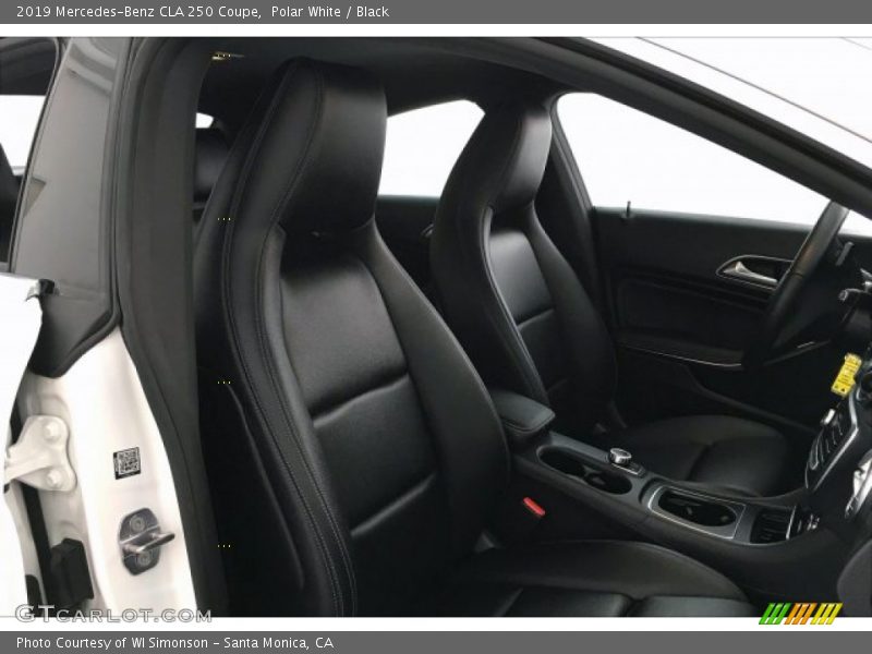 Polar White / Black 2019 Mercedes-Benz CLA 250 Coupe