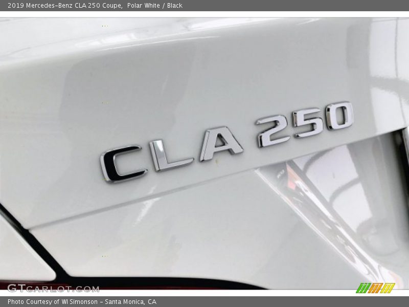 Polar White / Black 2019 Mercedes-Benz CLA 250 Coupe