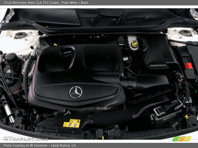 Polar White / Black 2019 Mercedes-Benz CLA 250 Coupe