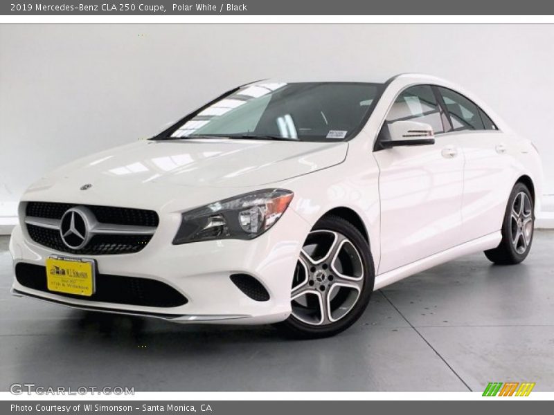 Polar White / Black 2019 Mercedes-Benz CLA 250 Coupe