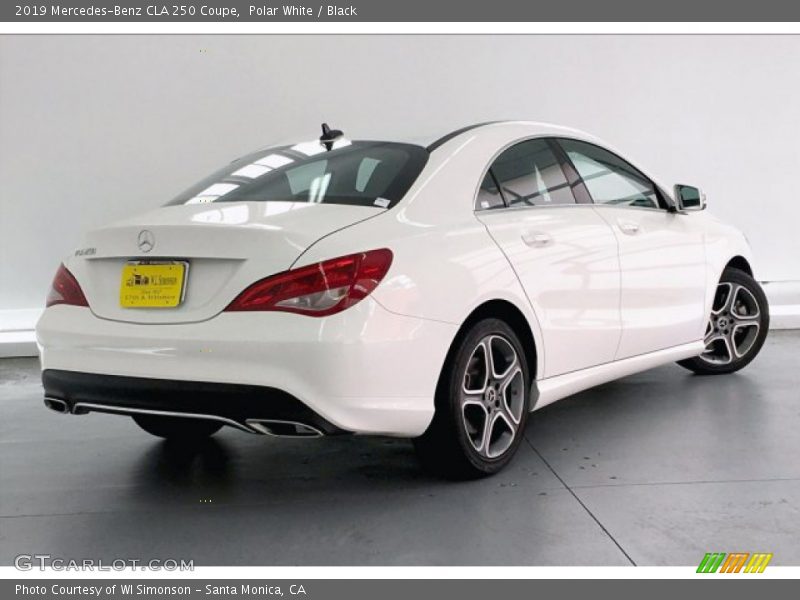 Polar White / Black 2019 Mercedes-Benz CLA 250 Coupe