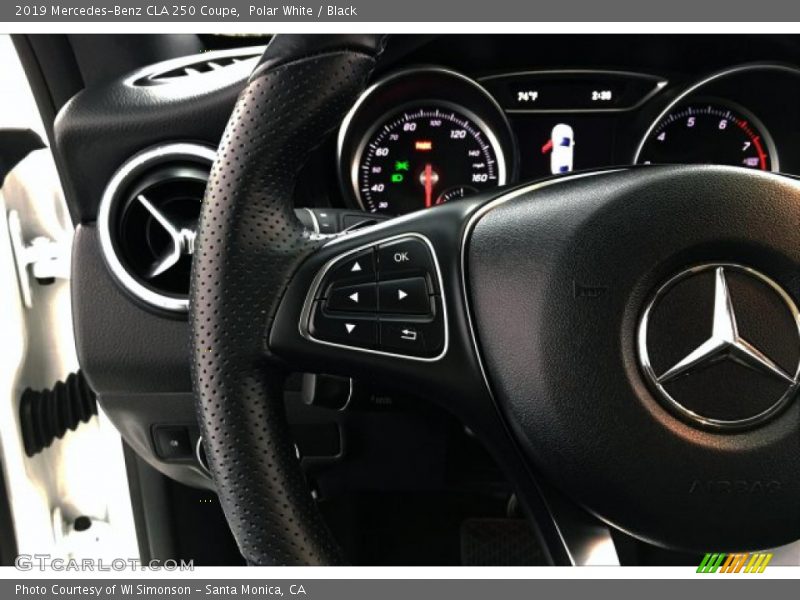 Polar White / Black 2019 Mercedes-Benz CLA 250 Coupe