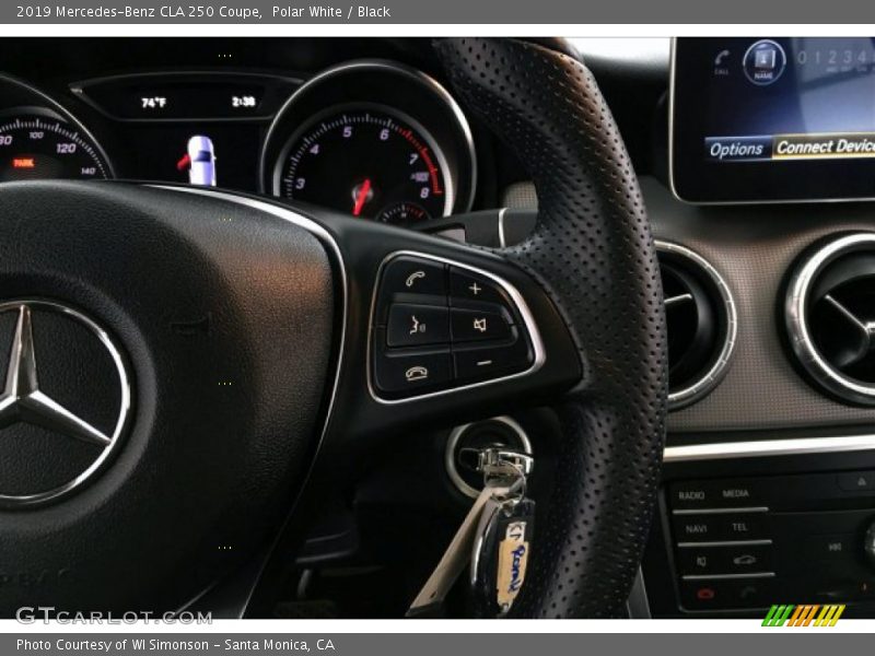 Polar White / Black 2019 Mercedes-Benz CLA 250 Coupe
