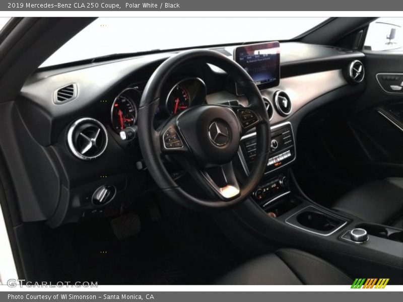Polar White / Black 2019 Mercedes-Benz CLA 250 Coupe
