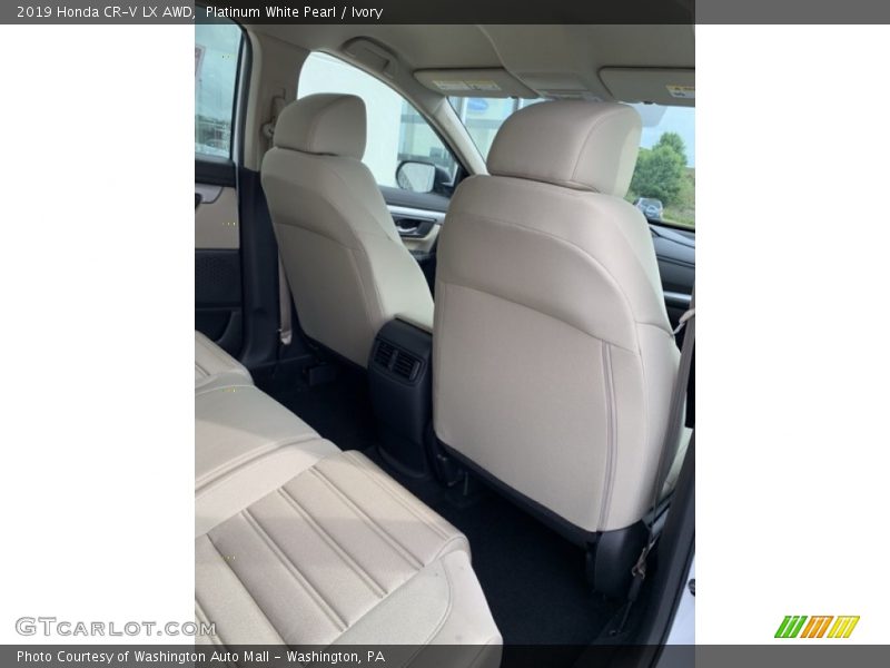Platinum White Pearl / Ivory 2019 Honda CR-V LX AWD