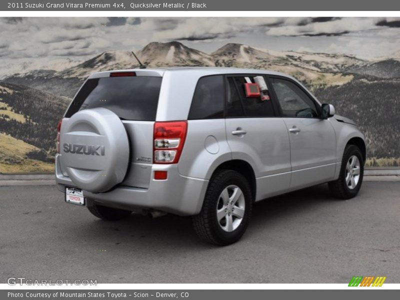 Quicksilver Metallic / Black 2011 Suzuki Grand Vitara Premium 4x4