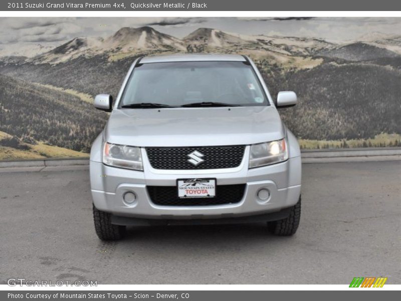 Quicksilver Metallic / Black 2011 Suzuki Grand Vitara Premium 4x4
