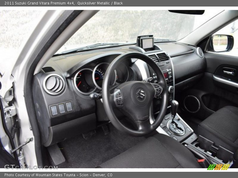Quicksilver Metallic / Black 2011 Suzuki Grand Vitara Premium 4x4