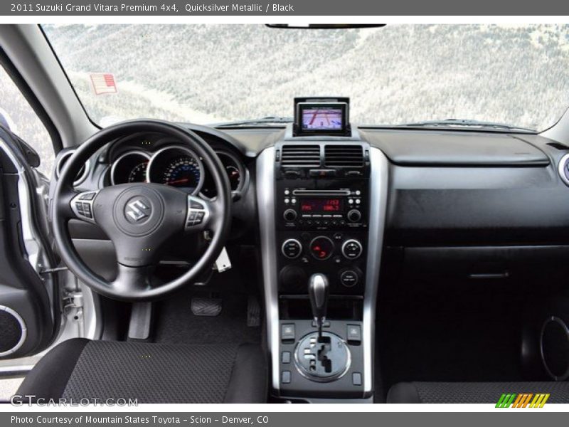 Quicksilver Metallic / Black 2011 Suzuki Grand Vitara Premium 4x4
