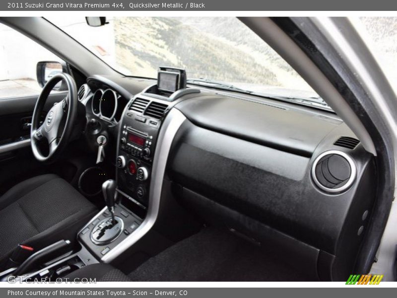 Quicksilver Metallic / Black 2011 Suzuki Grand Vitara Premium 4x4