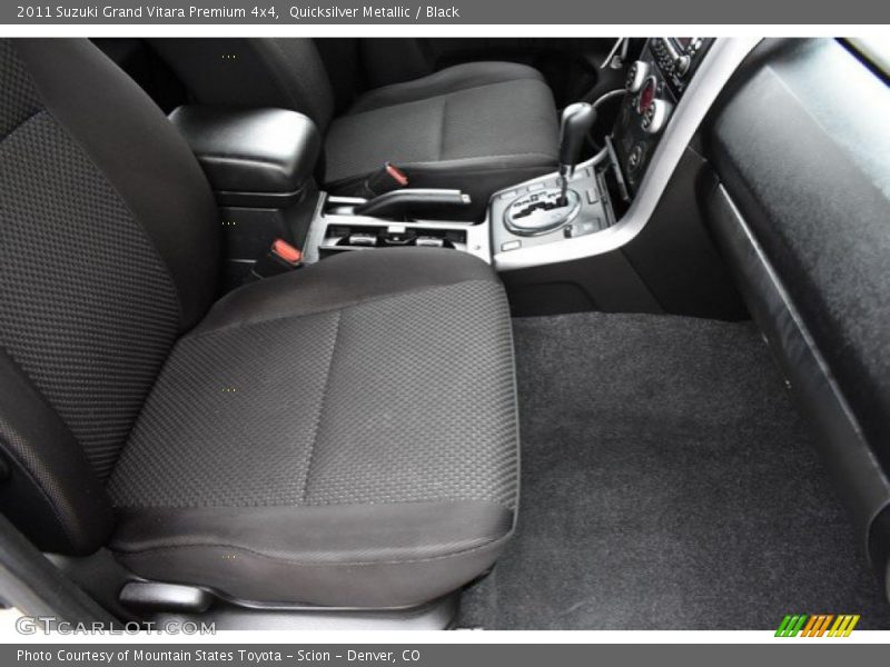 Quicksilver Metallic / Black 2011 Suzuki Grand Vitara Premium 4x4