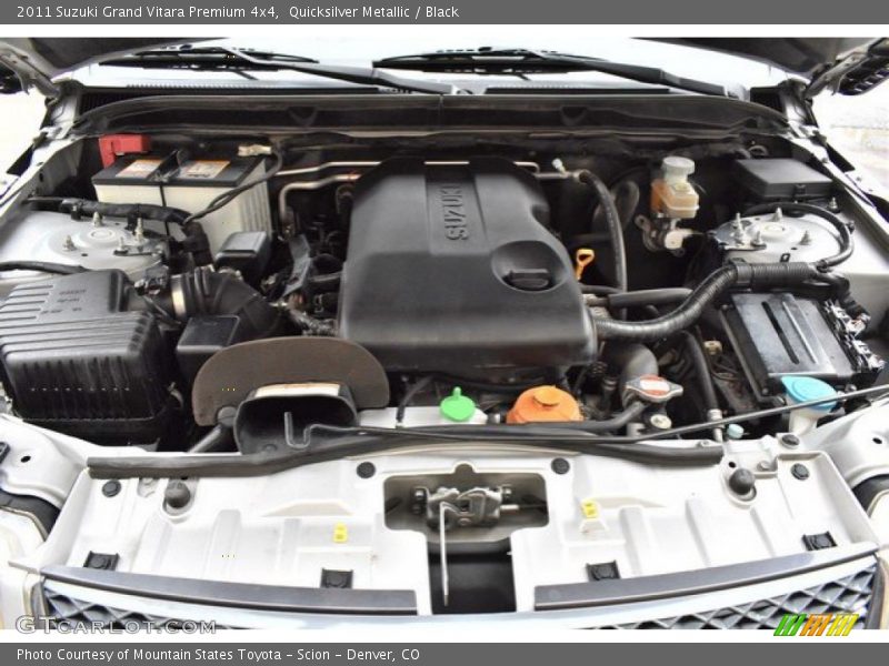 Quicksilver Metallic / Black 2011 Suzuki Grand Vitara Premium 4x4