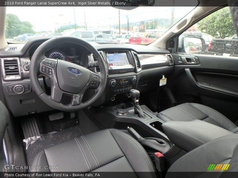  2019 Ranger Lariat SuperCrew 4x4 Ebony Interior