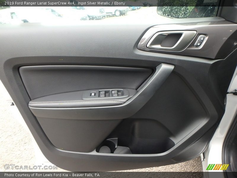 Ingot Silver Metallic / Ebony 2019 Ford Ranger Lariat SuperCrew 4x4