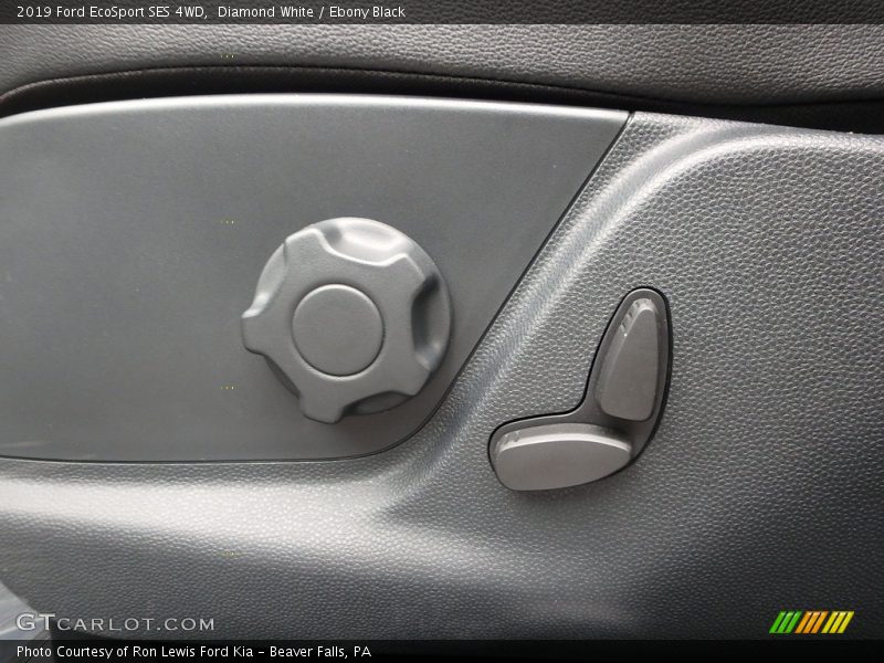 Diamond White / Ebony Black 2019 Ford EcoSport SES 4WD