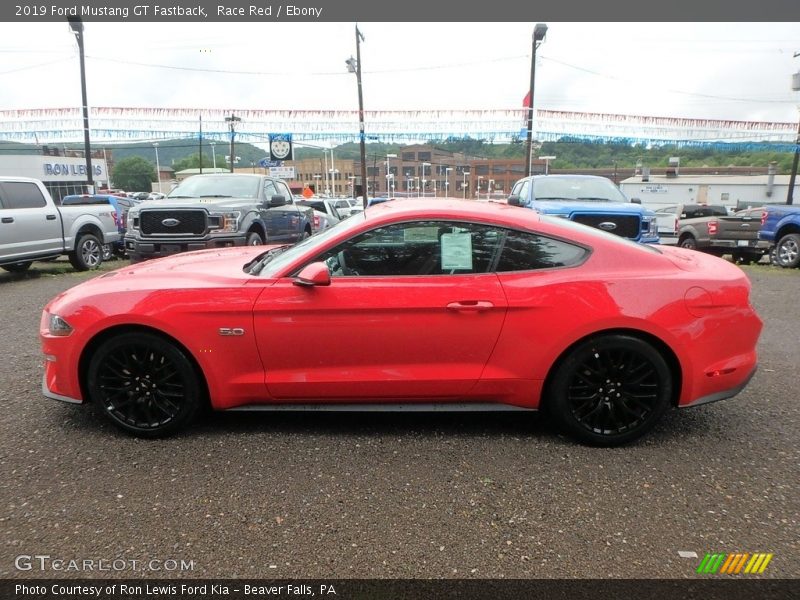 Race Red / Ebony 2019 Ford Mustang GT Fastback