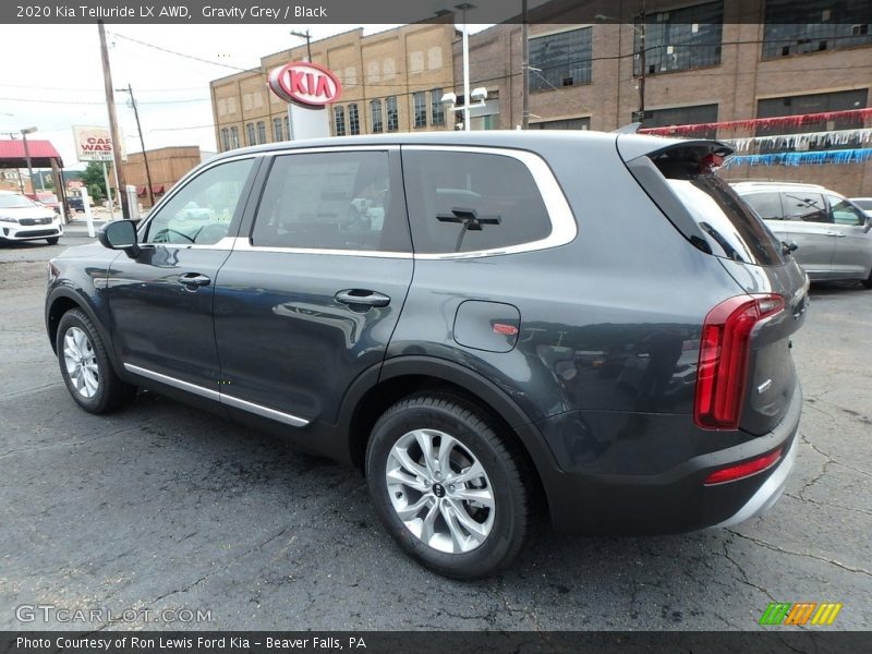 Gravity Grey / Black 2020 Kia Telluride LX AWD