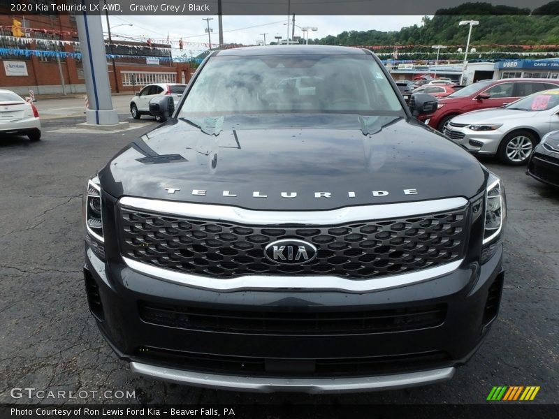 Gravity Grey / Black 2020 Kia Telluride LX AWD