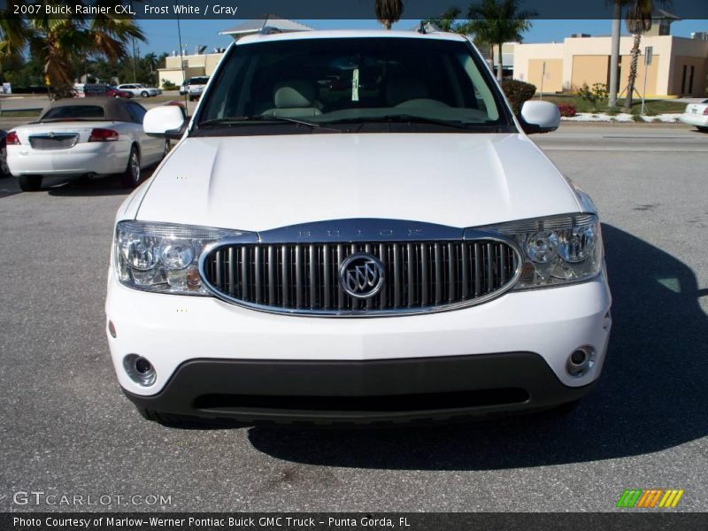 Frost White / Gray 2007 Buick Rainier CXL