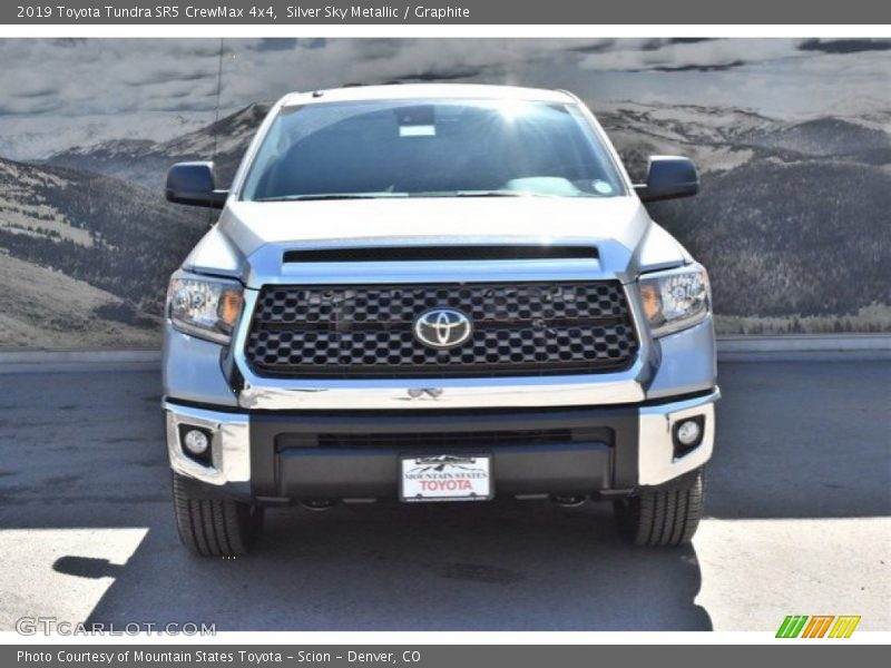 Silver Sky Metallic / Graphite 2019 Toyota Tundra SR5 CrewMax 4x4