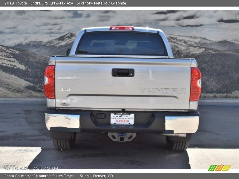 Silver Sky Metallic / Graphite 2019 Toyota Tundra SR5 CrewMax 4x4