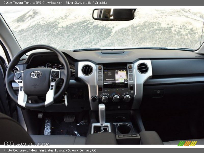 Silver Sky Metallic / Graphite 2019 Toyota Tundra SR5 CrewMax 4x4