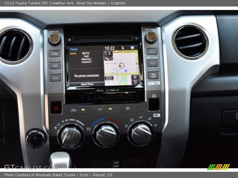 Silver Sky Metallic / Graphite 2019 Toyota Tundra SR5 CrewMax 4x4