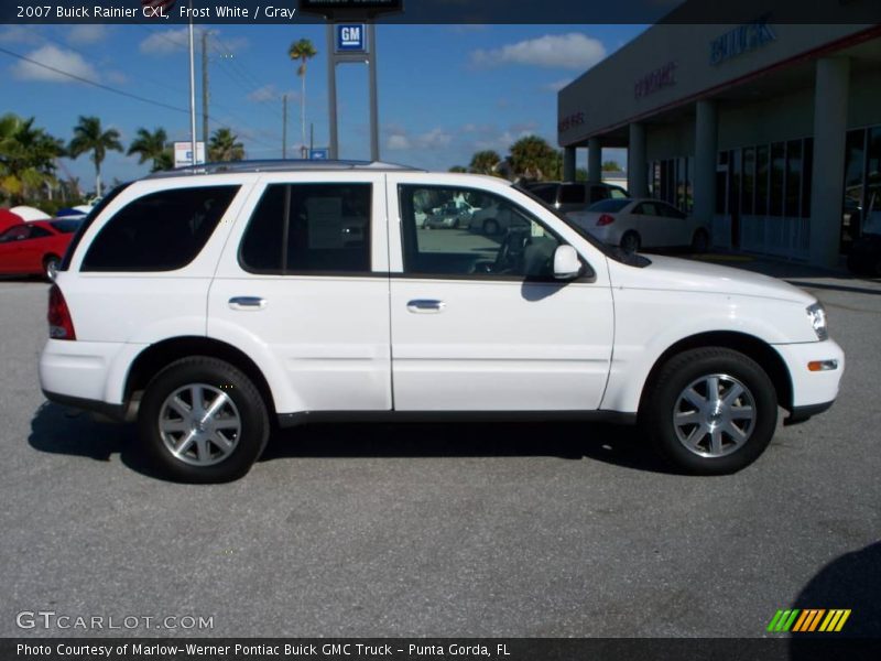 Frost White / Gray 2007 Buick Rainier CXL