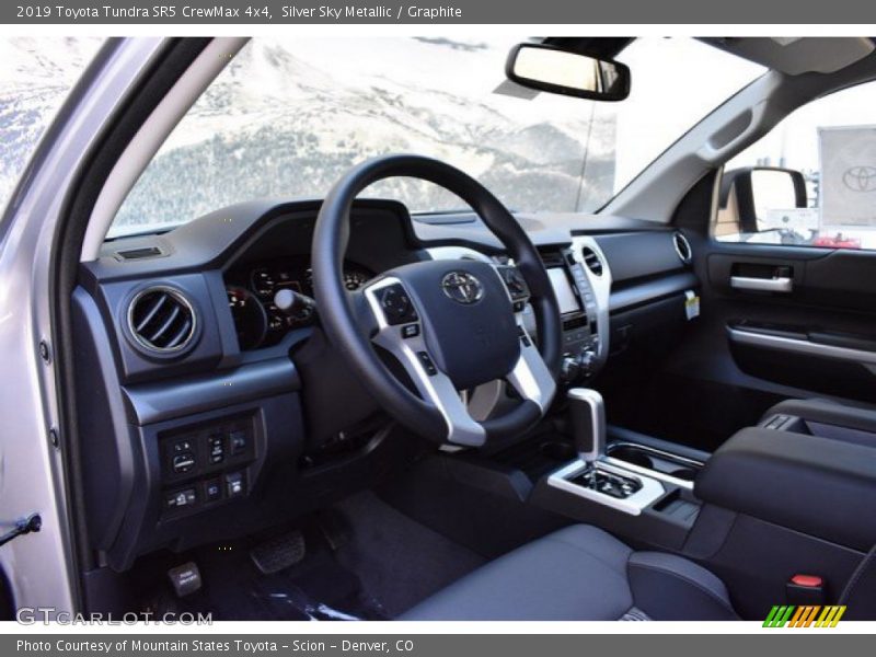 Silver Sky Metallic / Graphite 2019 Toyota Tundra SR5 CrewMax 4x4