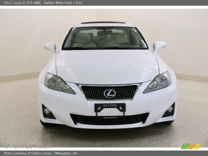 Starfire White Pearl / Ecru 2012 Lexus IS 250 AWD