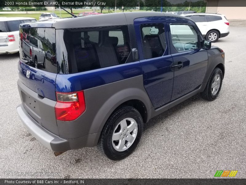 Eternal Blue Pearl / Gray 2003 Honda Element EX AWD