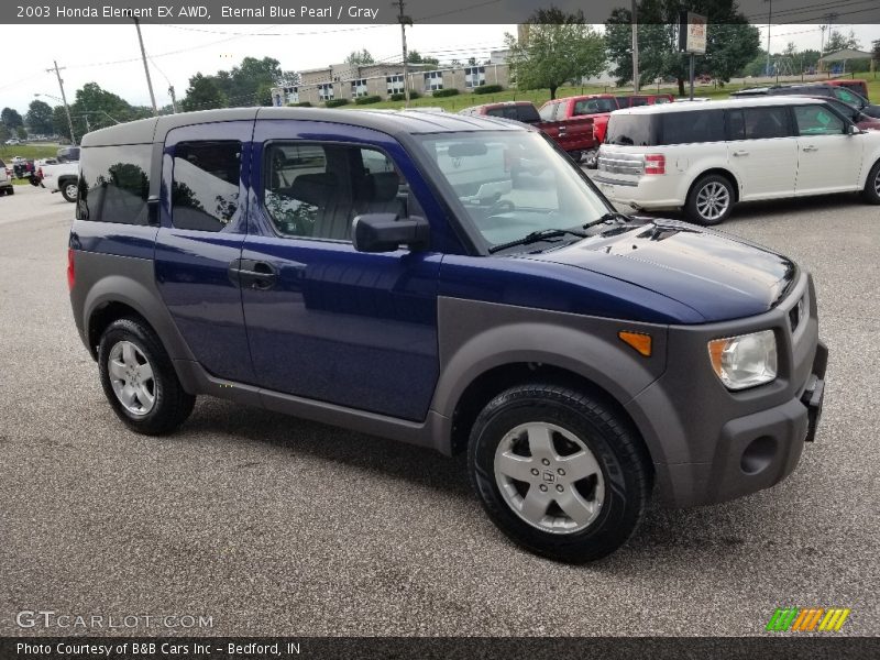 Eternal Blue Pearl / Gray 2003 Honda Element EX AWD