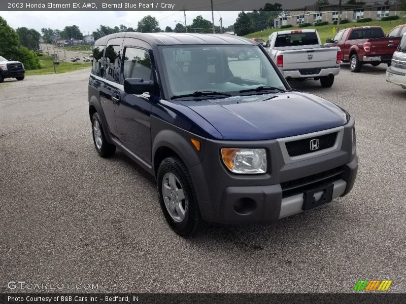 Eternal Blue Pearl / Gray 2003 Honda Element EX AWD