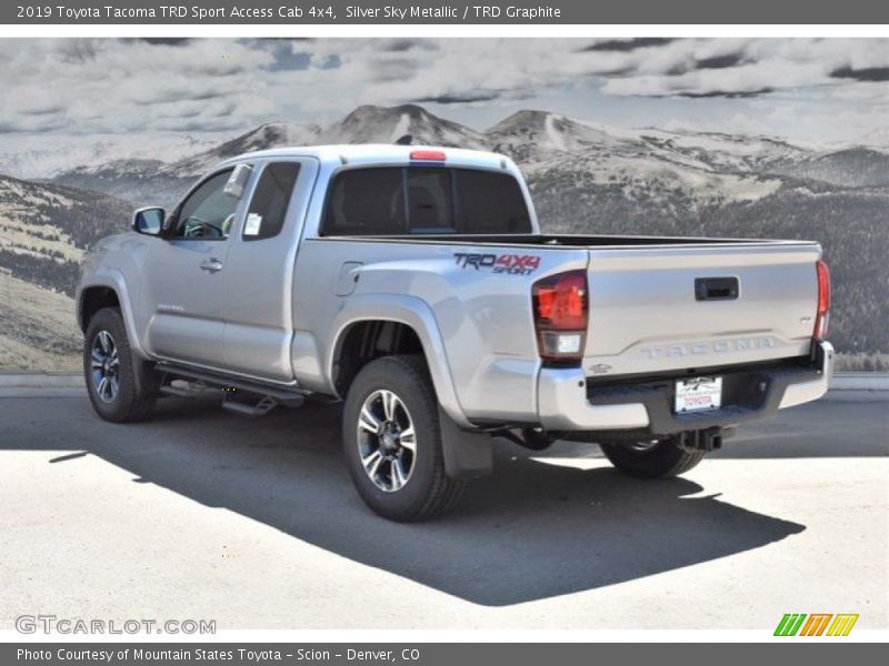 Silver Sky Metallic / TRD Graphite 2019 Toyota Tacoma TRD Sport Access Cab 4x4