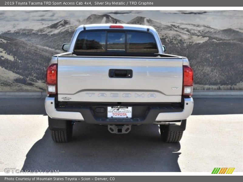 Silver Sky Metallic / TRD Graphite 2019 Toyota Tacoma TRD Sport Access Cab 4x4