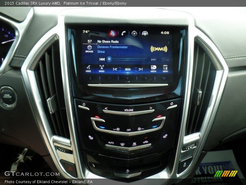 Platinum Ice Tricoat / Ebony/Ebony 2015 Cadillac SRX Luxury AWD