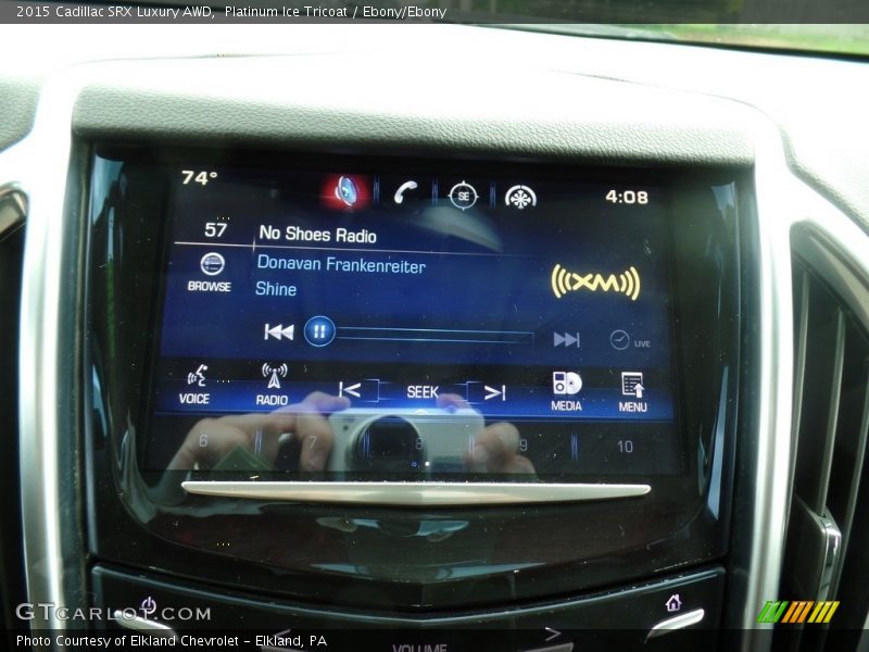 Platinum Ice Tricoat / Ebony/Ebony 2015 Cadillac SRX Luxury AWD
