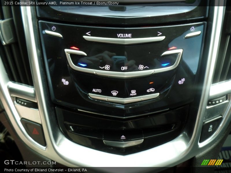 Platinum Ice Tricoat / Ebony/Ebony 2015 Cadillac SRX Luxury AWD