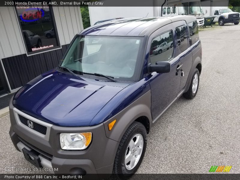 Eternal Blue Pearl / Gray 2003 Honda Element EX AWD