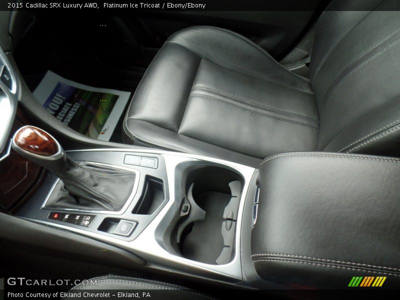 Platinum Ice Tricoat / Ebony/Ebony 2015 Cadillac SRX Luxury AWD