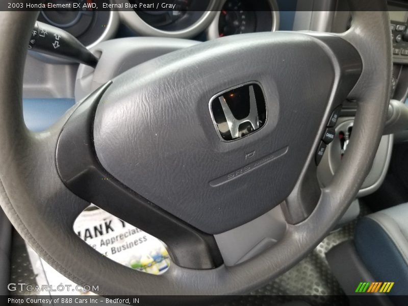 Eternal Blue Pearl / Gray 2003 Honda Element EX AWD