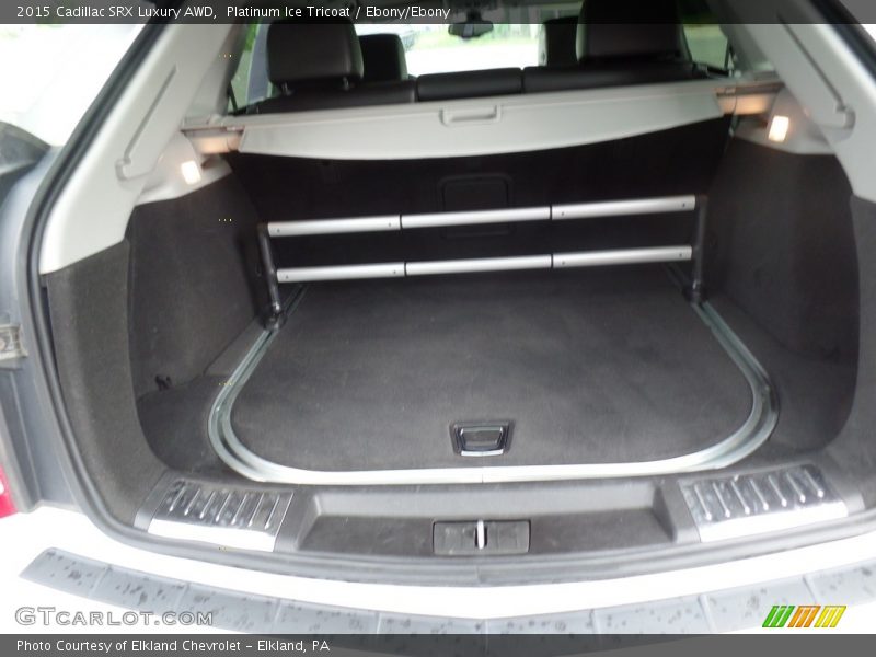 Platinum Ice Tricoat / Ebony/Ebony 2015 Cadillac SRX Luxury AWD
